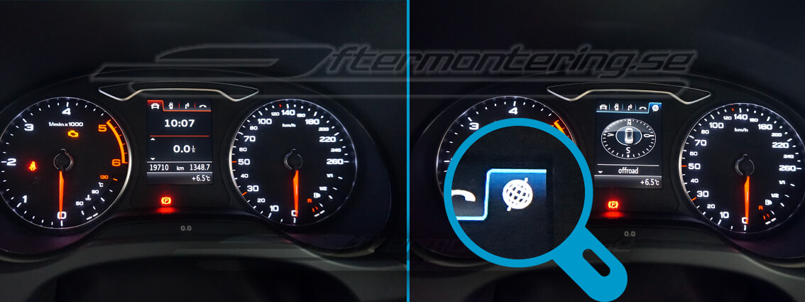 Installera navigation i Audi A3 A4 A5 A6 A7 A8 med MMI radio